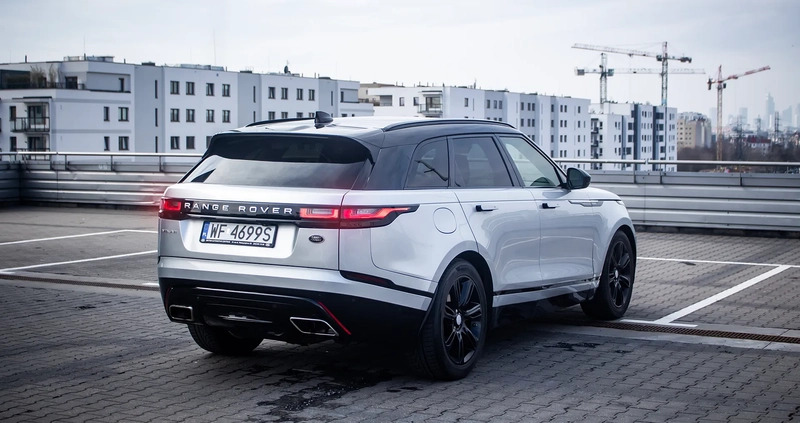 Land Rover Range Rover Velar cena 190650 przebieg: 74000, rok produkcji 2018 z Warszawa małe 121